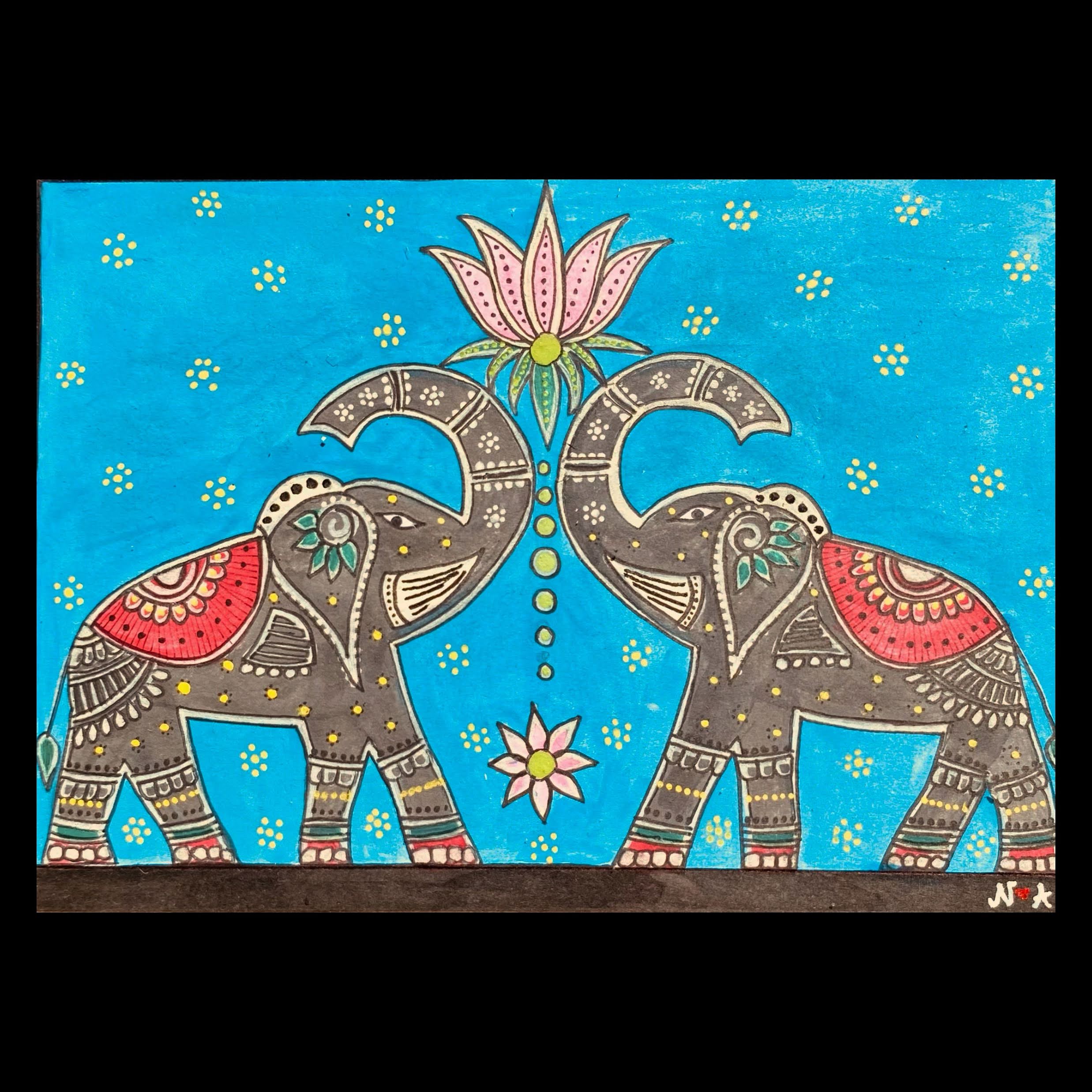 Madhubani elephant