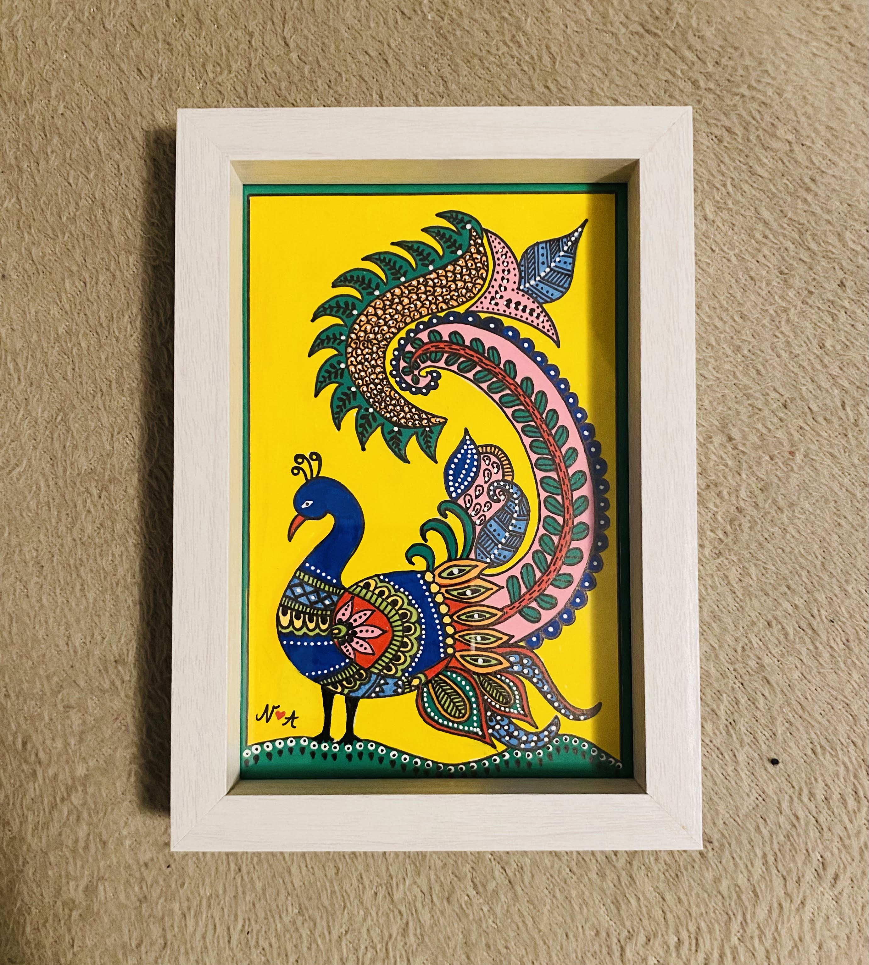 Kalamkari peacock